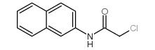 2-氯-N-萘-2-基乙酰胺结构式