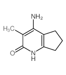 4-Amino-6,7-dihydro-3-methyl-5H-1-pyrindin-2-ol Structure