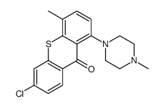 6-chloro-4-methyl-1-(4-methylpiperazin-1-yl)thioxanthen-9-one Structure