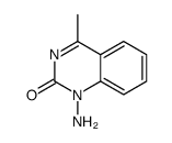 1-amino-4-methylquinazolin-2-one Structure
