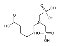 6-[bis(phosphonomethyl)amino]hexanoic acid结构式