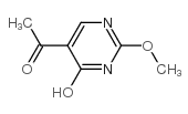 5-乙酰基-4-羟基-2-甲氧基嘧啶结构式