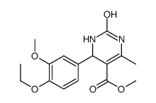 methyl 4-(4-ethoxy-3-methoxyphenyl)-6-methyl-2-oxo-3,4-dihydro-1H-pyrimidine-5-carboxylate Structure