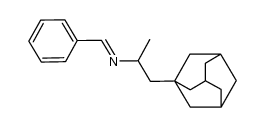 (E)-1-(adamantan-1-yl)-N-benzylidenepropan-2-amine结构式