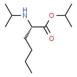 N-(1-Methylethyl)-L-norleucine 1-methylethyl ester结构式