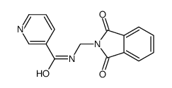 N-[(1,3-dioxoisoindol-2-yl)methyl]pyridine-3-carboxamide Structure