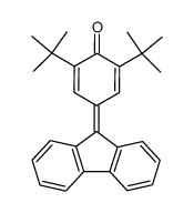 2,6-di-tert-butyl-4-fluoren-9-ylidene-cyclohexa-2,5-dienone Structure