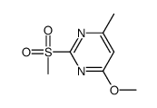 4-Methoxy-6-methyl-2-(methylsulfonyl)pyrimidine ,97 picture