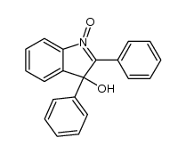 3-hydroxy-2,3-diphenyl-3H-indole N-oxide结构式