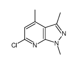 6-氯-1,3,4-三甲基-1H-吡唑并(3,4-b)吡啶结构式