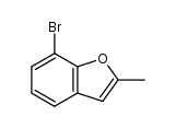 7-bromo-2-methylbenzo[b]furan结构式
