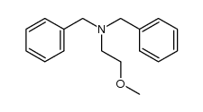 dibenzyl-(2-methoxy-ethyl)-amine Structure