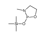 trimethyl-[(3-methyl-1,3,2-oxazaphospholidin-2-yl)oxy]silane Structure