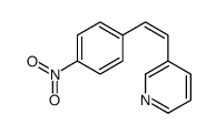 3-[(E)-2-(4-nitrophenyl)ethenyl]pyridine structure