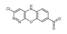 3-chloro-8-nitro-5H-benzo[b]pyridazino[4,3-e][1,4]oxazine Structure
