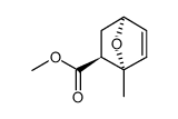 (1S,2S,4S)-1-Methyl-7-oxa-bicyclo[2.2.1]hept-5-ene-2-carboxylic acid methyl ester Structure