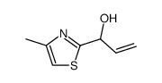 2-(1-hydroxy-2-propenyl)-4-methylthiazole Structure