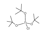 tri-tert-butoxychlorotitanium Structure