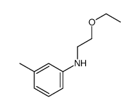 N-(2-ethoxyethyl)-3-methylaniline Structure