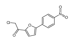 2-chloro-1-[5-(4-nitrophenyl)furan-2-yl]ethanone Structure