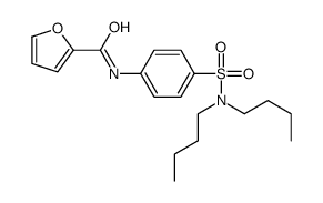 2-Furancarboxamide,N-[4-[(dibutylamino)sulfonyl]phenyl]-(9CI) Structure