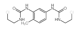 1-(2-chloroethyl)-3-[3-(2-chloroethylcarbamoylamino)-4-methylphenyl]urea Structure