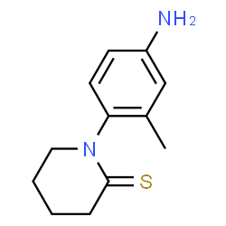 2-Piperidinethione,1-(4-amino-2-methylphenyl)- Structure