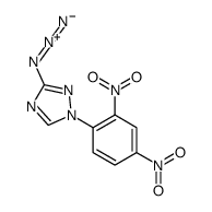 3-azido-1-(2,4-dinitrophenyl)-1,2,4-triazole结构式
