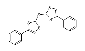 4-phenyl-2-[(4-phenyl-1,3-dithiol-2-yl)sulfanyl]-1,3-dithiole结构式