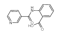 2-(pyridine-3-carbonylamino)benzoic acid Structure