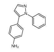 4-(2-phenylpyrazol-3-yl)aniline结构式