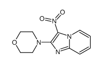 4-(3-nitroimidazo[1,2-a]pyridin-2-yl)morpholine结构式