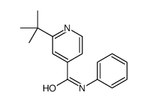 4-Pyridinecarboxamide,2-(1,1-dimethylethyl)-N-phenyl-(9CI) structure