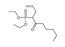 4-diethoxyphosphoryldec-1-en-5-one Structure