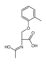 (2S)-2-acetamido-3-(2-methylphenoxy)propanoic acid结构式