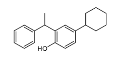 4-cyclohexyl-2-(1-phenylethyl)phenol Structure