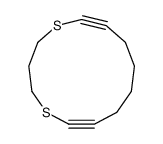 1,5-dithiacyclotrideca-6,12-diyne结构式