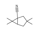3,3,6,6-tetramethylbicyclo[3.1.0]hexane-1-carbonitrile Structure