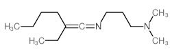 1,3-Propanediamine,N3-(2-ethyl-1-hexen-1-ylidene)-N1,N1-dimethyl- structure