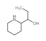 1-(2-piperidyl)propan-1-ol结构式