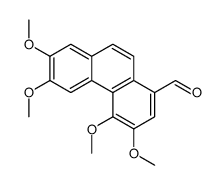 3,4,6,7-tetramethoxyphenanthrene-1-carbaldehyde结构式