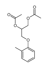 3-(o-Tolyloxy)-1,2-propanediol diacetate Structure