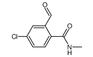 2-formyl-4-chloro-N-methylbenzamide Structure