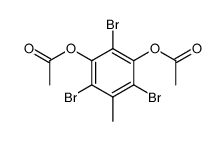 2,4,6-Tribromo-5-methyl-1,3-benzenediol diacetate structure