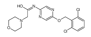 N-[5-[(2,6-dichlorophenyl)methoxy]pyrazin-2-yl]-2-morpholin-4-ylacetamide Structure