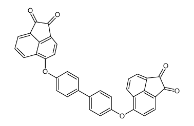 5-[4-[4-(1,2-dioxoacenaphthylen-5-yl)oxyphenyl]phenoxy]acenaphthylene-1,2-dione结构式