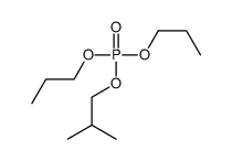 2-methylpropyl dipropyl phosphate Structure