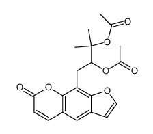 Swietenocumarin E-Diacetat结构式