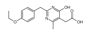 2-[2-[(4-ethoxyphenyl)methyl]-6-methyl-4-oxo-1H-pyrimidin-5-yl]acetic acid结构式