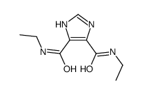 4-N,5-N-diethyl-1H-imidazole-4,5-dicarboxamide Structure